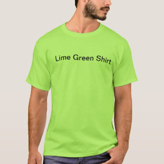Lime Green Shirt