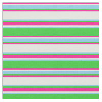 Lime Green, Sky Blue, Mint Cream & Deep Pink Lines