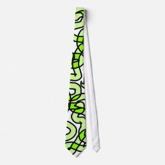 Lime Green Snake. Tie