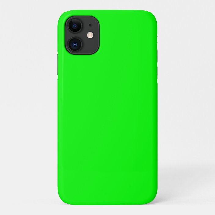 Lime Green Solid Colour CaseMate iPhone Case Zazzle.co.uk