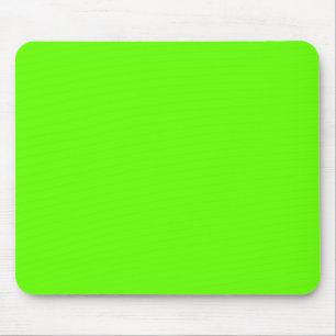 Lime Green Solid Colour Minimalist Mouse Mat