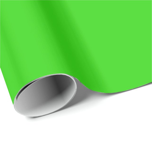 LIME GREEN (solid fruity colour) ~ Wrapping Paper (Roll Corner)