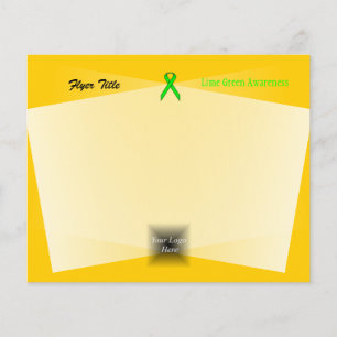 Lime Green Standard Ribbon by Kenneth Yoncich Flyer