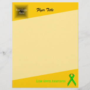 Lime Green Standard Ribbon by Kenneth Yoncich Flyer