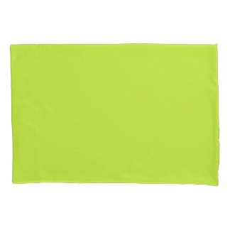 Lime Green Standard Size Pillow Case Pair