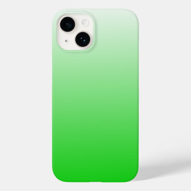 lime green to white gradient #00cc00 Case-Mate iPhone case (Back)