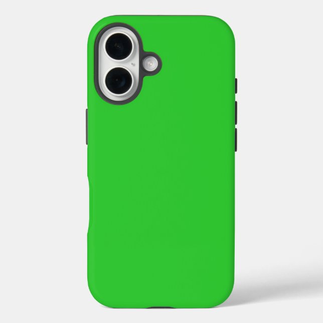 Lime Green Tough Case-Mate iPhone Case (Back)