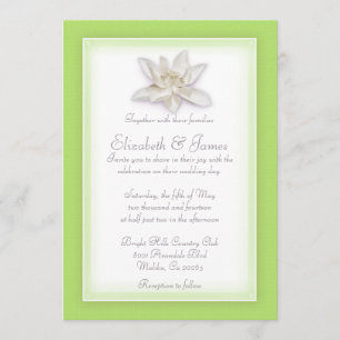 Lime Green Wedding Invitations