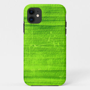 Lime grunge wall background graphic iPhone 11 case