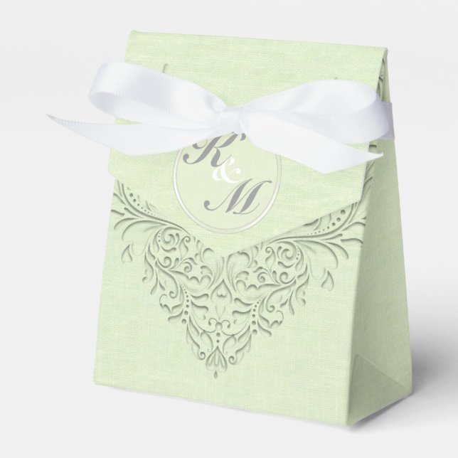 Lime HeartyChic Favour Box (Front Side)
