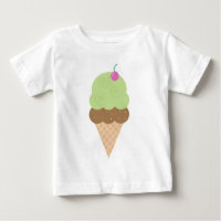 Lime Ice Cream Cone