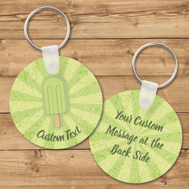 Lime Ice Cream Stick Keychain (Creator Uploaded)