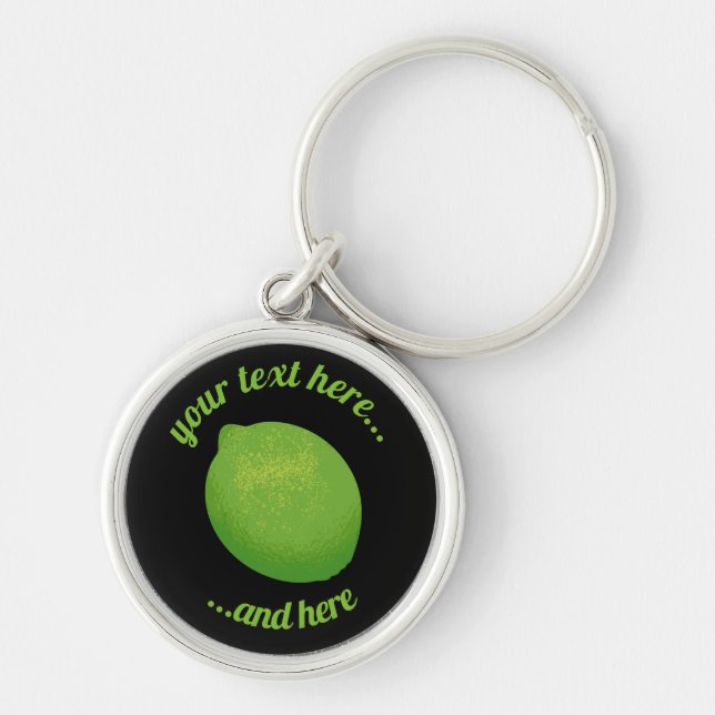 Lime Key Ring (Front)