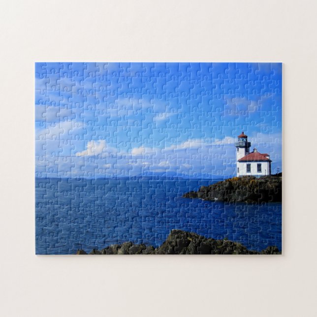 Lime Kiln Lighthouse Jigsaw Puzzle (Horizontal)