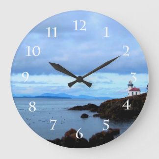 Lime Kiln Lighthouse Large Clock