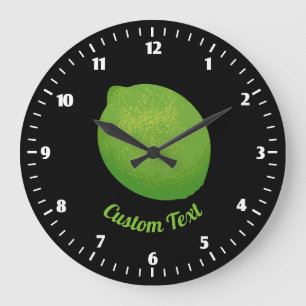 Lime Large Clock
