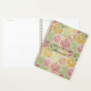 Lime Lemon Orange Grapefruit Fruit Sparkle Planner
