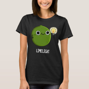 Lime-light Funny Fruit Lime Pun Dark BG T-Shirt
