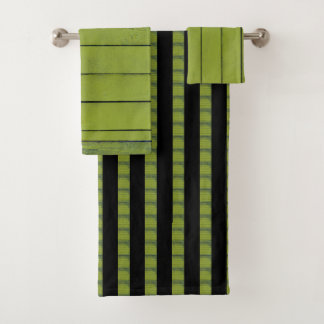 Lime Liquorice Bath Towel Set