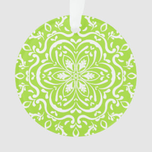 Lime Mandala Ornament