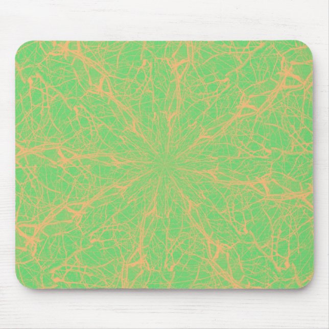Lime Maze Mouse Mat (Front)