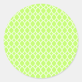 Lime Moroccan Tile Stickers