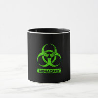 Lime Neon Green Bio-Hazard Chemicals Graphic