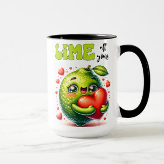 LIME OF YOURS CUTE FUNNY COUPLE MUG