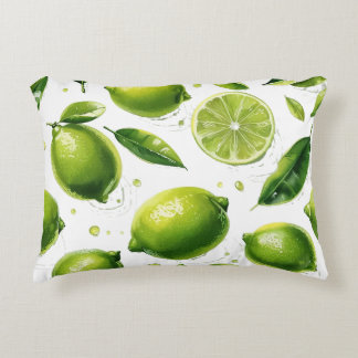 Lime Pattern Decorative Cushion