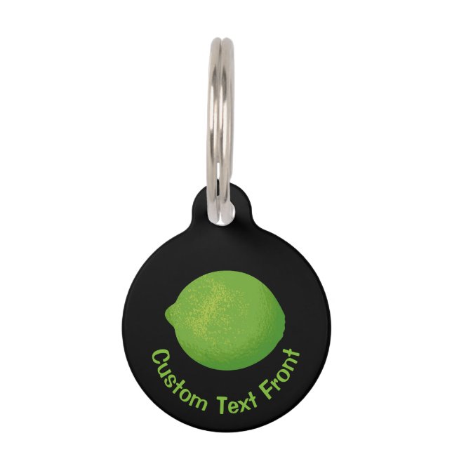 Lime Pet Tag (Front)