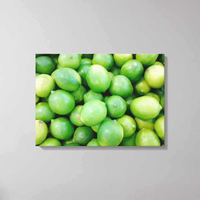 Lime Photo Canvas Print (Front)