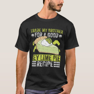 Lime Pie Baker And demon Pie Dessert Florida Lemon T-Shirt
