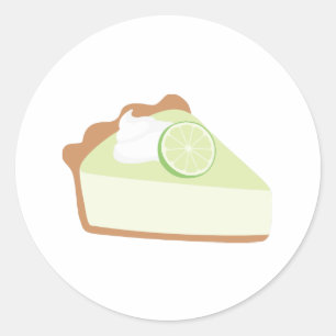 Lime Pie Classic Round Sticker