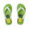 Lime Pineapple Flip Flops