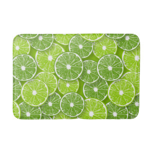 Lime pop bath mat