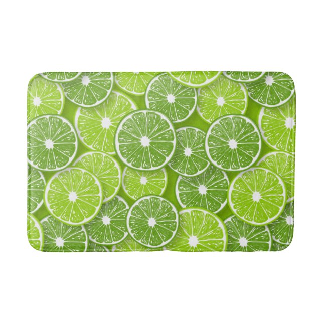 Lime pop bath mat (Front)