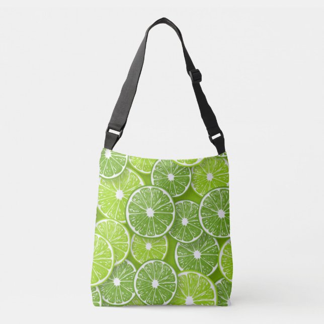 Lime pop crossbody bag (Front)