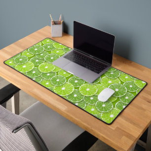 Lime pop desk mat