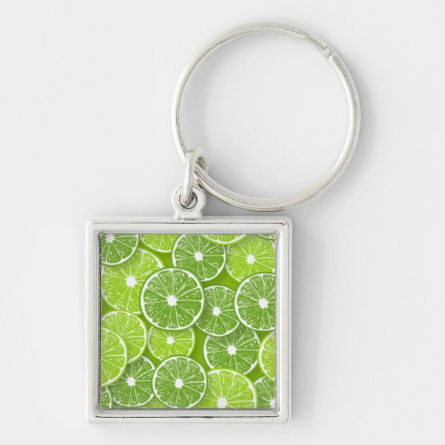 Lime pop key ring (Front)