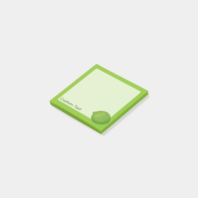 Lime Post-it Notes (Angled)