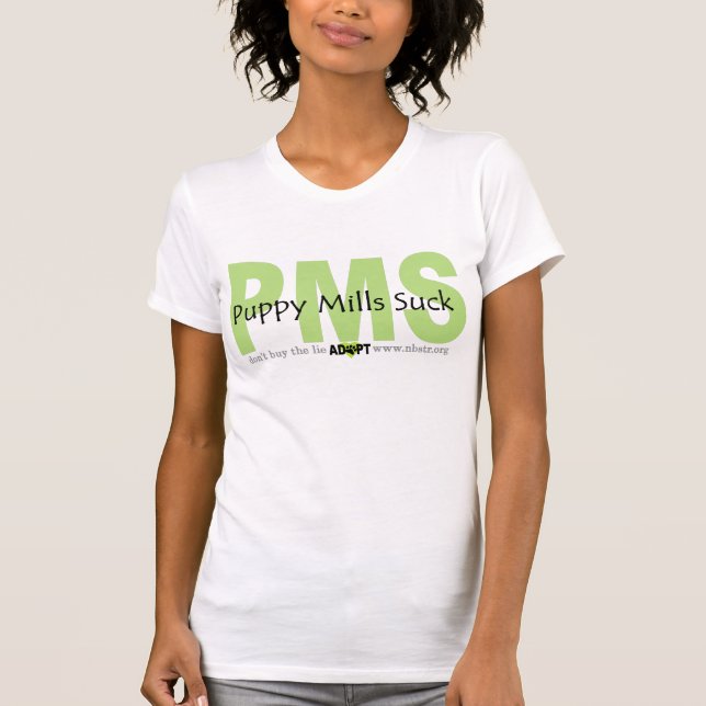 Lime Puppymills Suck Tee (Front)