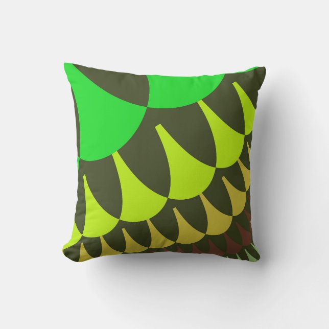 Lime Scales Cushion (Front)