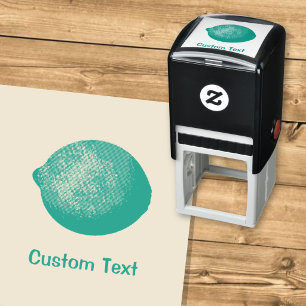 Lime Self-inking Stamp