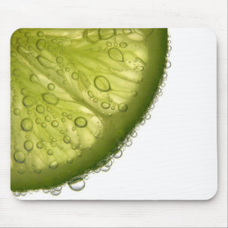 Lime Slice Bubbles Food Photography Mousemats