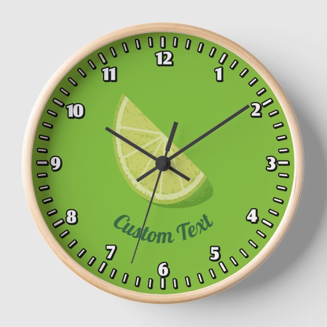 Lime Slice Clock (Front)