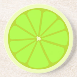 Lime Slice Coaster