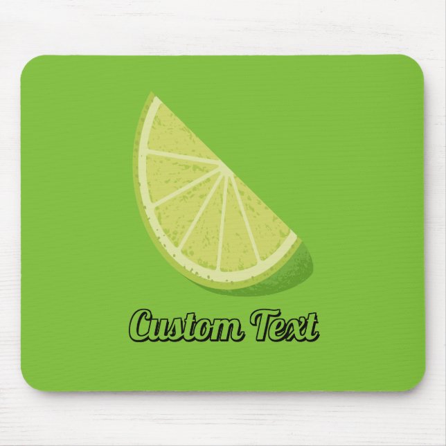 Lime Slice Mouse Mat (Front)