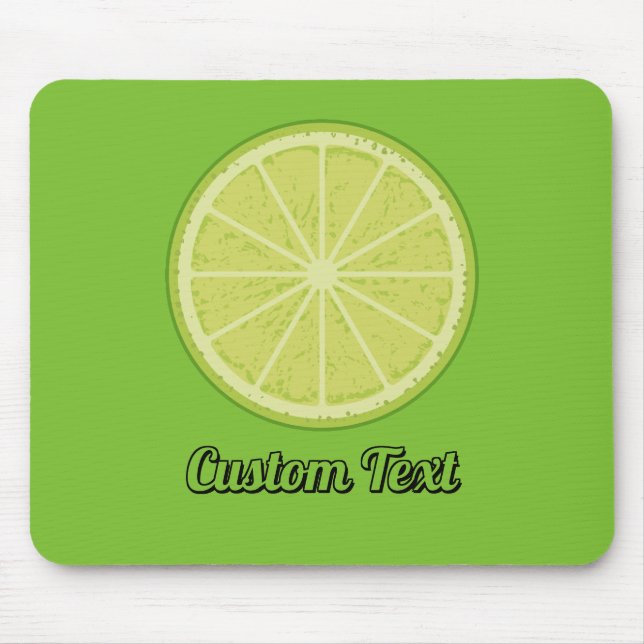 Lime Slice Mouse Mat (Front)