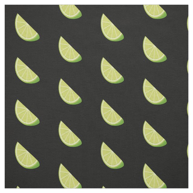 Lime Slice Pattern Fabric (Swatch)
