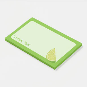 Lime Slice Post-it Notes
